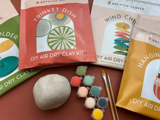 Breathe Pillow DIY Air Dry Clay Kit- Make Your Own Trinket Dish