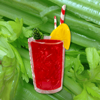 Jenny Lemons Midi Bloody Mary Hair Claw Clip