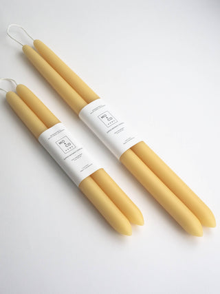 Dipped Beeswax candles  10” by Mo& Co.