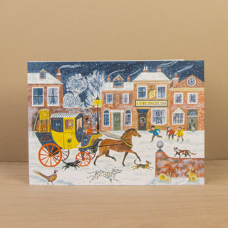 Art Angels The Angel Inn Advent Card