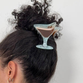 Jenny Lemons Large Espresso Martini Hair Claw Clip