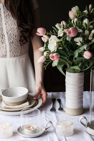 Farmhouse Pottery Trunk Vases: Small