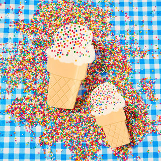 Jenny Lemons Midi Sprinkle Ice Cream Hair Claw Clip