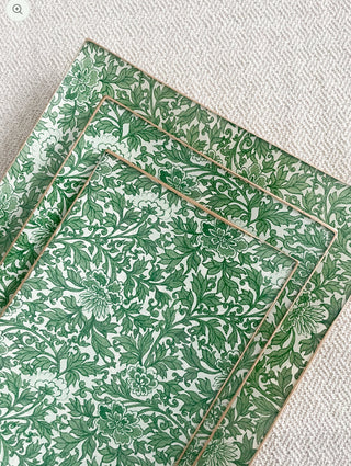 Handmade decoupage mini floral tray perfect as decor for any table or for jewelry.