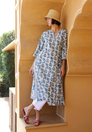 Maison Marigold St. Barts Kaftan Blue: M