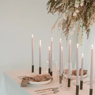 Bluebell | Dipped Beeswax Taper Candles | All Natural: 10 Inch
