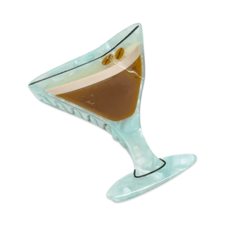 Jenny Lemons Large Espresso Martini Hair Claw Clip