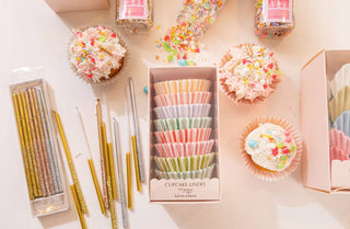 Karen Adams Designs Birthday Candles: Pastel with Glitter