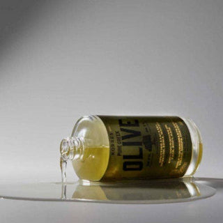 Korres. All in one skincare multi-tasker with Pure Greek Olive Oil, formulated to restore vital antioxidants, vitamins and omega fatty acids that nourish and hydrate skin. Small green bottle with black stopper. 