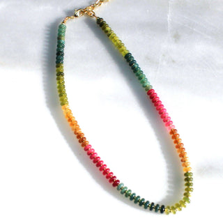 The Silver Wren Desert Hues Beaded Necklace