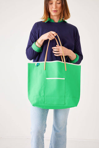 Mersea Le Canvas Tote: Strawberry Milk