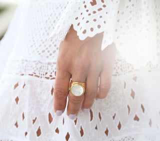 Asha Zodiac Classic Ring