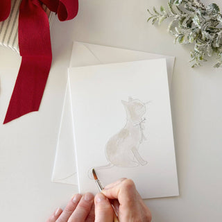 Emily Lex Studio Festive friends paintable notecard