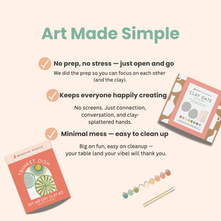 Breathe Pillow DIY Air Dry Clay Kit- Make Your Own Wind Chimes