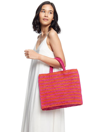 Callie Tote: Pink Mango