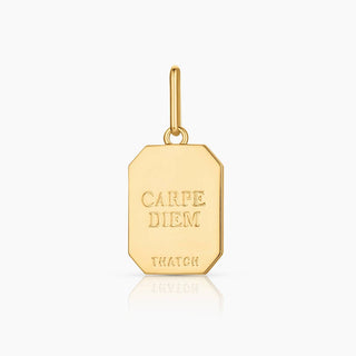 Thatch Carpe Diem Charm: 14k Gold Plated
