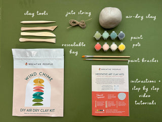 Breathe Pillow DIY Air Dry Clay Kit- Make Your Own Wind Chimes