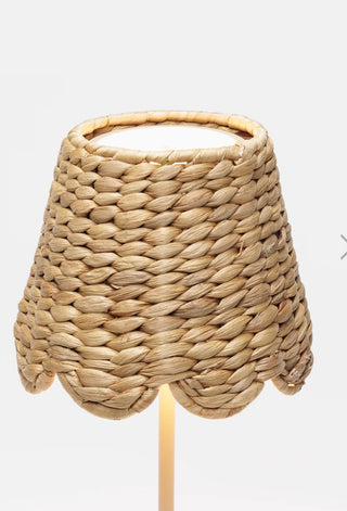 Scalloped wicker shade for Poldina Pro by Maison Maison