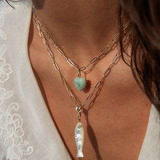 Thatch Isabel Amazonite Charm