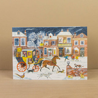 Art Angels The Angel Inn Advent Card
