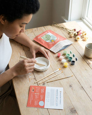 Breathe Pillow DIY Air Dry Clay Kit- Make Your Own Trinket Dish