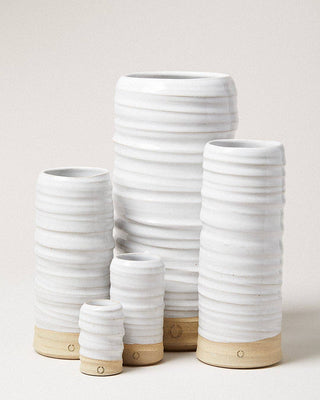 Farmhouse Pottery Trunk Vases: Medium