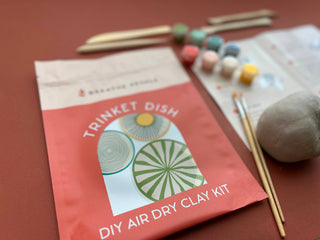 Breathe Pillow DIY Air Dry Clay Kit- Make Your Own Trinket Dish