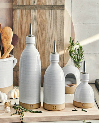 Farmhouse Pottery Olive Oil Bottle: Mini