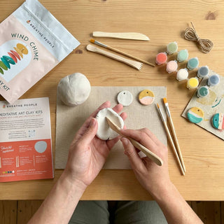 Breathe Pillow DIY Air Dry Clay Kit- Make Your Own Wind Chimes