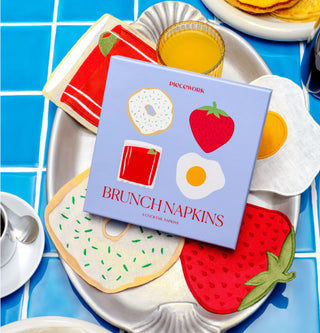 Piecework Brunch Napkins Set of 4 Cocktail Napkins