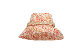Lorna Murray Coral | Garden Lyon Bucket Hat: Coral / Large