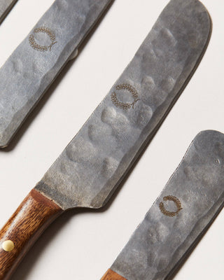 Farmhouse Pottery Artisan Forged Cheese Knives: Mango