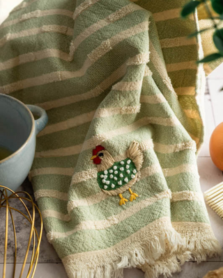 Olive & Loom Margot Kitchen Towel - Cocotte Collection