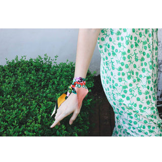 Jessie Zhao Silk Skinny Scarf Of Summer