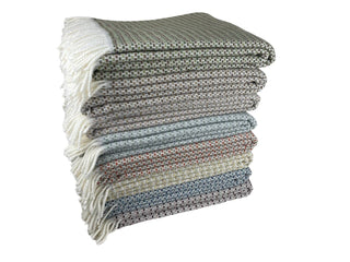 Grain of Rice Throw 55"x70": Slate