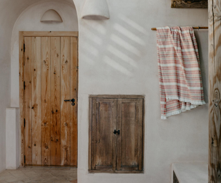 A Soft Idea Recycled Cotton Striped Eyelash  Throw 55" x  70": Terracotta