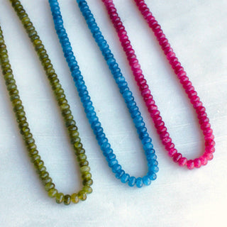 The Silver Wren natural dyed quartz necklace with 5x8mm seed bead accents.
Gold Filled lobster closure.
Strung by hand on silk thread just for you Length is 16 inch plus a 2 inch extender Water friendly