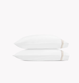 Amara Triple Pearl is a delicate embroidered design featuring a trio of pearl-shaped strands in ombré shades. The triple pearl motif lends a creative touch to lustrous Amara sateen.

300 thread count cotton sateen. Made in India.

Standard: 21" W x 32" L

Care: Machine wash warm. Do not use bleach or fabric softener. Tumble dry low heat. Iron as needed.