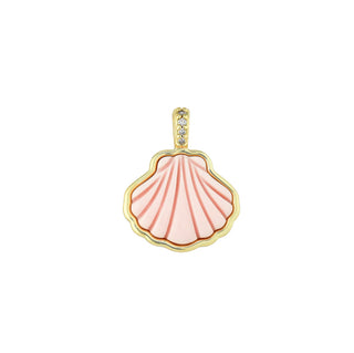 Asha Sankaty scallop charm Pink