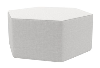 Lee Hexagon Cocktail Ottoman 9066- 90 Valor Sea