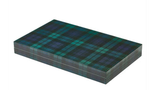 Addison Ross Lacquer Backgammon Tartan