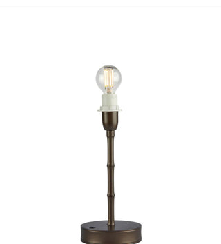 Rechargeable Bamboo LED Lamp Base in a refined bronze finish by Addison Ross.