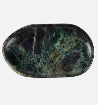 Black Marble Bowl by Made Goods. Dimensions 17”L x 10” W x 4” H