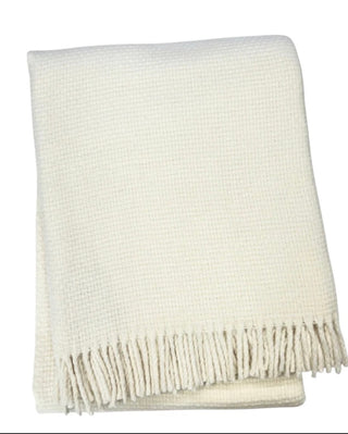 A Soft Idea Grain of Rice Throw- Cream w Embroidery 07450 55”x70”