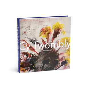 Cy Twombly hardcover book. This book traces the amazing journey and career of the artist.