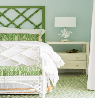Jarin Nightstand  White Faux Belgian Linen