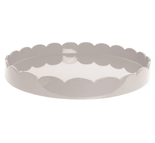 Addison Ross Scalloped-edge serving trays on a white background