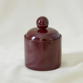 Thomas O'Brien Bordeaux Bauhaus Dresser container with a lid on a white background.