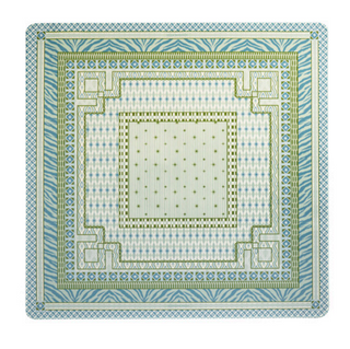 Addison Ross Green and Blue mahjong mat