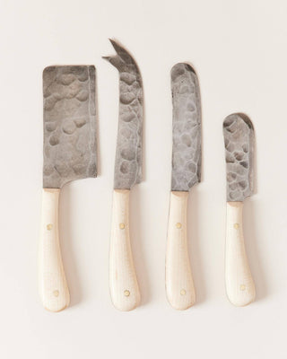 Farmhouse Pottery Artisan Forged Cheese Knives: Mango